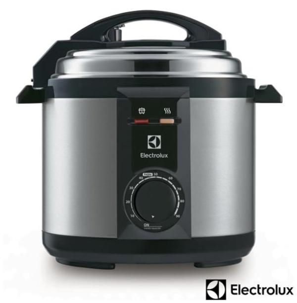 Panela ElÃ©trica de PressÃ£o Electrolux Inox e Preto - PCE20