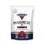 Maionese Hemmer Tradicional Sachê 400g - Embalagem Com 16 Unidades