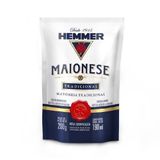 Maionese Hemmer Tradicional Sachê 200g - Embalagem Com 24 Unidades