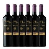 Kit 06 Garrafas Vinho Ravanal Carménère