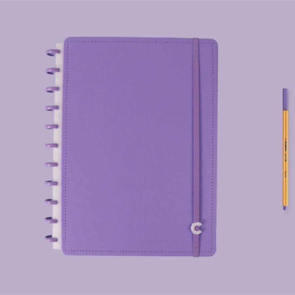 Caderno Inteligente Grande Color  - All Purple