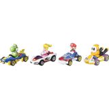 Hot Wheels Mario Kart Vehicle 4-pack, Conjunto De 4 Personagens Favoritos Dos Fãs Inclui 1 Modelo Exclusivo, Presente Colecionável Para Cria