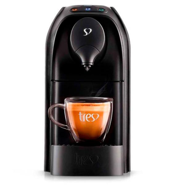 Cafeteira TrÃªs CoraÃ§Ãµes Passione Preta para CafÃ© Espresso - 2003 220V