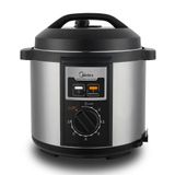 Panela de Pressão Elétrica 6L Mecânica Inox Midea PPB71 - 127V