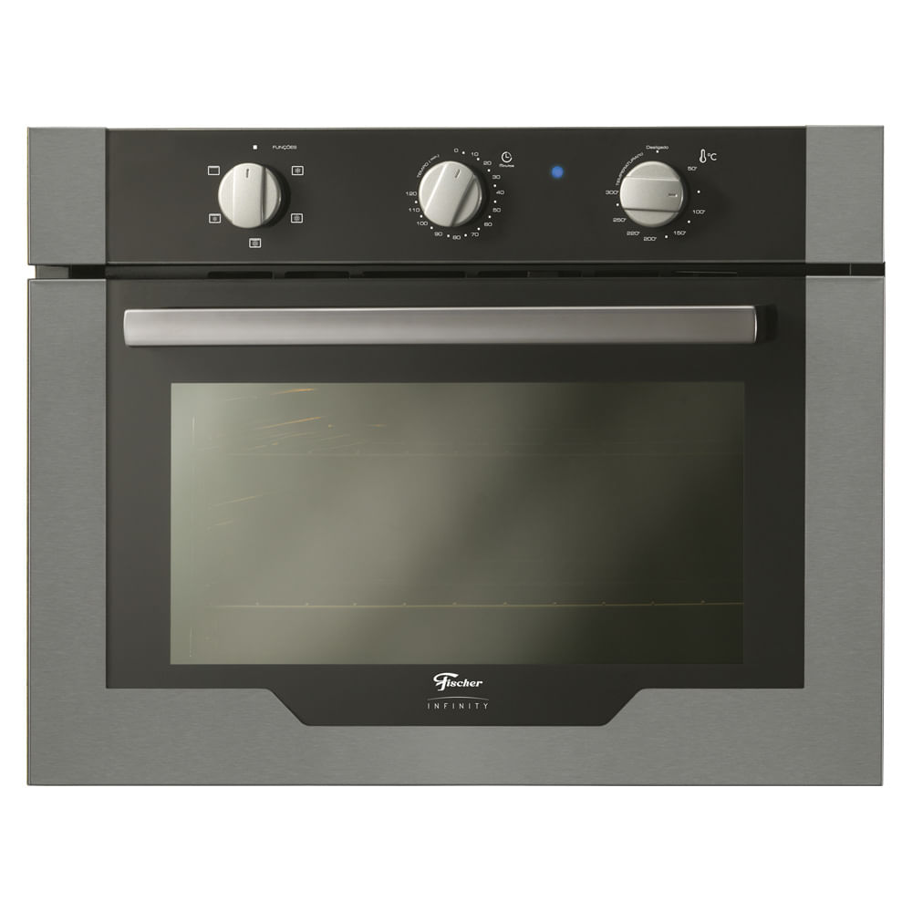 Forno Elétrico De Embutir Fischer Infinity 50l Inox - 127v - Único