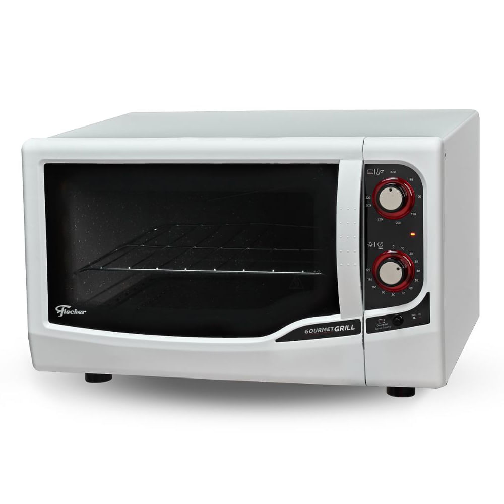 Forno Elétrico De Bancada Fischer Gourmet Grill 44l Branco - 220v - Único