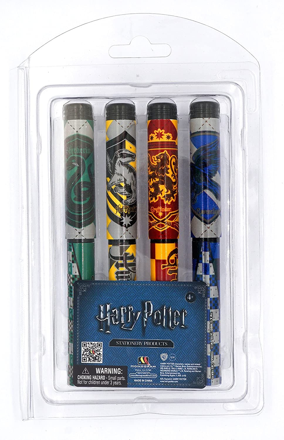 Harry Potter 4-pack Ball Pen Set B, Multicolor, 1