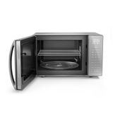 Micro-ondas De Mesa Panasonic 34 Litros De Capacidade Inox - Nn-st67lsrun - 110v