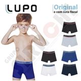 Cueca Lupo Boxer Infantil Algodão 141 - Kit 8