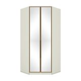Canto Closet Modulado 2 Portas 3 Gavetas Com Espelho Predileto Henn