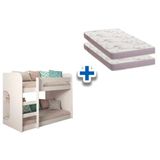 Colchão Physical Resistente 2un Beliche Ema Branco