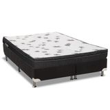 Colchão Espuma D45 Light Ortobom+Cama Box King 186x198