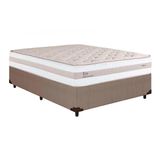 Cama Box Casal Colchao Molas Ensacadas Herval Masterpocket Kiev Base Crc Courano Clean 138x188