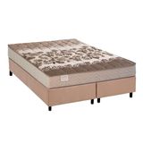 Cama Box Queen Colchao Molas Ensacadas Kappesberg Masterpocket Essencial Base Crc Suede Clean 158x198