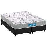 Cama Box King Colchao Anatomico Probel D45 Ep Guarda Costas Proextreme Base Crc Suede Gray 193x203