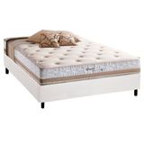 Cama Box Casal Colchao Molas Herval Maxspring Spain Base Crc Courano White 138x188