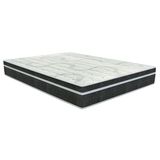 Colchao Viuva Molas Bonnel Venezia Black Euro Pillow 128x188x24 Orthoflex