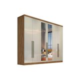 Guarda Roupa Casal 6 Portas E 6 Gavetas C Espelho Dello Plus Freijo Fendioff Novo Horizonte