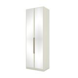 Guarda Roupa Modulado 2 Portas com Espelho Cabideiro Predileto Henn