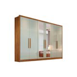 Guarda Roupa Casal 6 Portas E 6 Gavetas C Espelho Robust Plus Freijo Fendioff Novo Horizonte