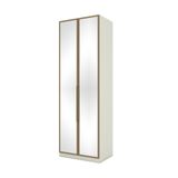 Guarda Roupa Modulado 2 Portas com Espelho Cabideiro Predileto Henn