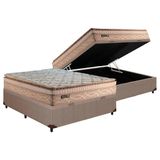 Cama Box Bau Casal Colchao Molas Ensacadas Paropas Masterpocket Eco Bamboo Base Crc Courano Clean 138x188