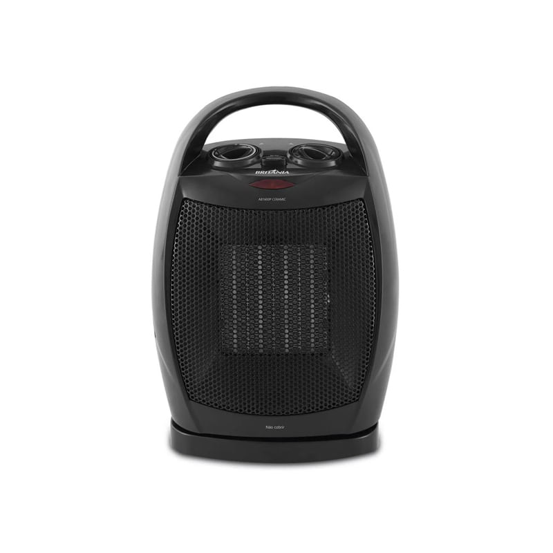 Aquecedor De Ambiente Britânia Termoventilador Ab1600p Ceramic Preto - 127v - Único