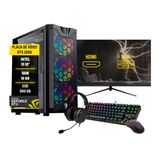 Pc Computador Gamer Completo I5 10° 16gb Ssd 500gb Rtx 2060 Monitor