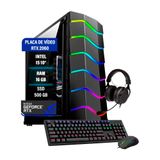 Pc Gamer Intel Core I5-10° Rtx 2060 16gb Ssd M.2 500gb