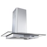 Coifa De Parede Em Vidro Reto Slim Cvr 75cm Inox Fogatti