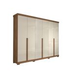 Guarda Roupa Casal 6 Portas E 6 Gavetas C Pes Guarapari Avela Off White Panan