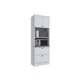 Paneleiro De Cozinha Americana 2 Portas E 2 Gavetas 2 Fornos Branco Henn