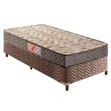 Cama Box Solteiro Colchao Espuma Paropas Pasquale Base Crc Universal Rustico Brown 88x188