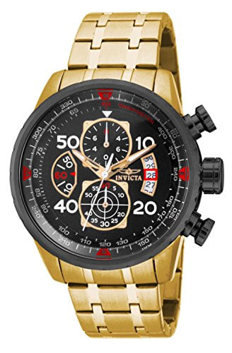 Relógio Casual Em Aço Inoxidável Aviator 17206 Para Homens Da Invicta