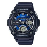 Relógio Casio Masculino Standard Aeq-120w-2avdf.