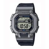 Relógio Casio Masculino Illuminator Cinza W-737h-1a2vdf