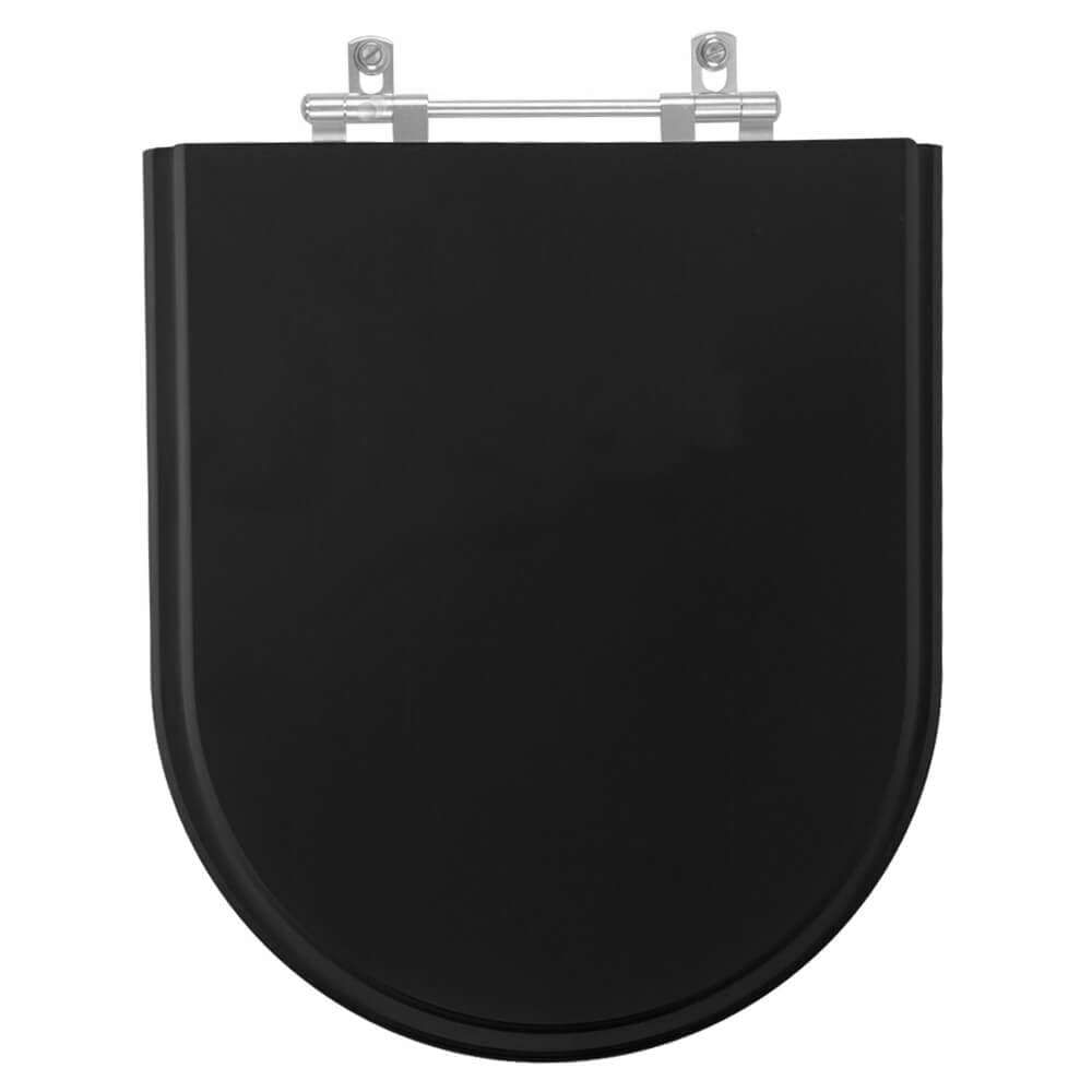 Tampa De Vaso Em Mdf Firenze Preto Para Bacia Icasa