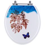 Assento Sanitario Decorado Borboleta Porto Para Vaso Luzarte Estrela