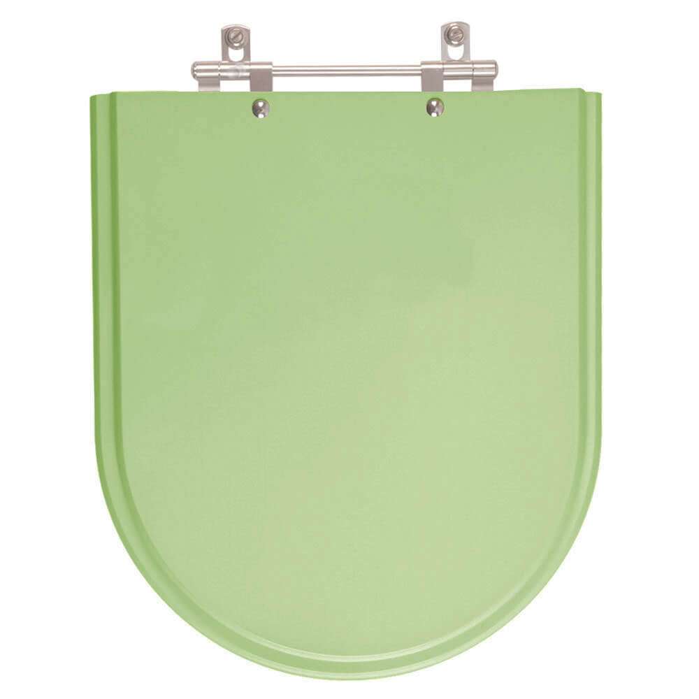 Tampa De Privada Poliéster Flox Verde Claro Para Louça Fiori 6lpf