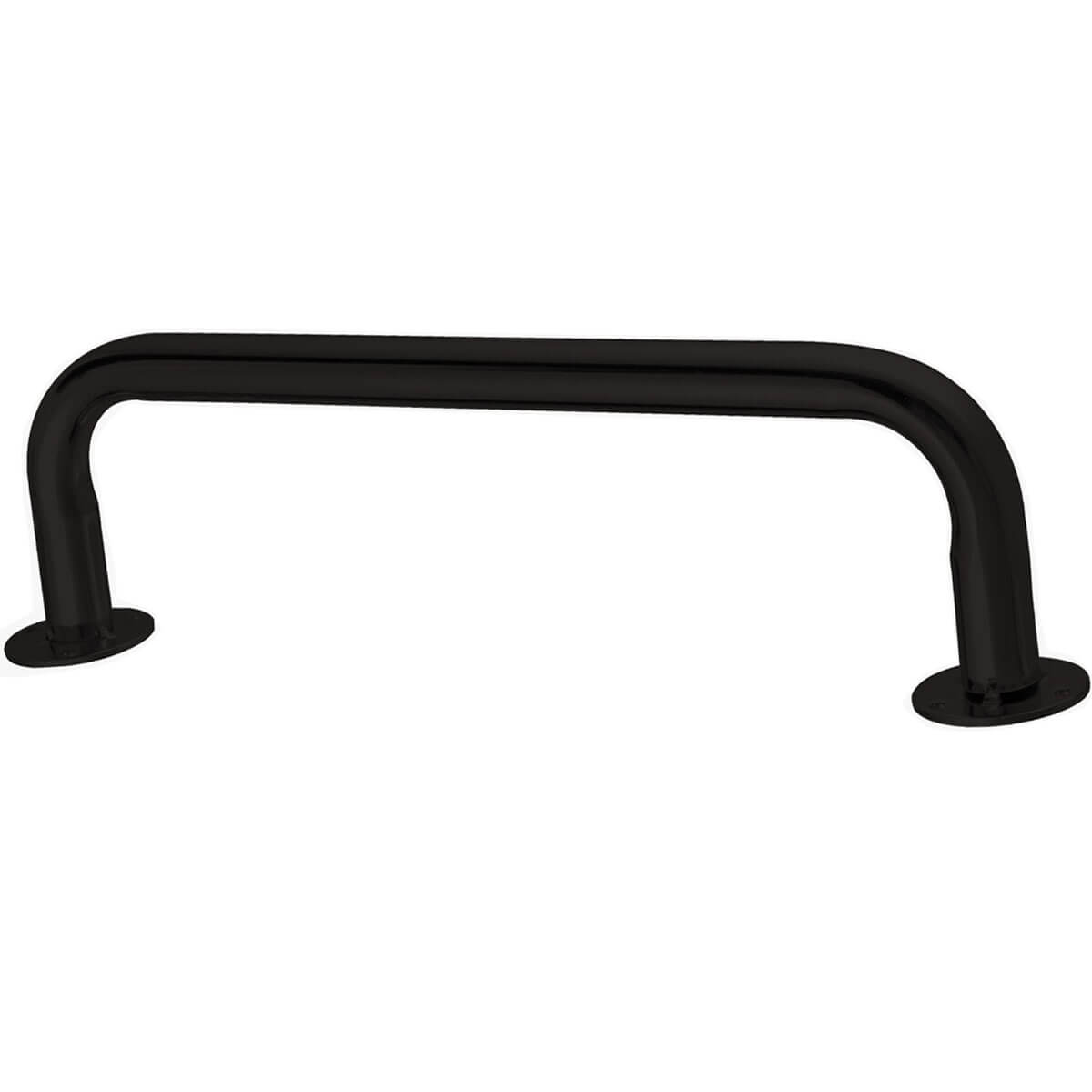 Suporte Tubo Para Cabides Arara Cabideiro 73cm De Teto Closet Masutti Organizador Curvado Preto