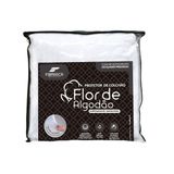 Protetor Colchao Casal Flor De Algodao Impermeavel 140x190 Fibrasca