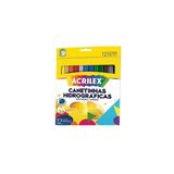 Canetinha Hidrograficas 12 Cores Acrilex