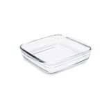 Assadeira Quadrada Cheff 1,6L Brinox Vidro 1,6L 25X22X5cm