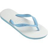 Havaianas kids Tradicional Branco/Azul - Embalagem com 6 Unidades