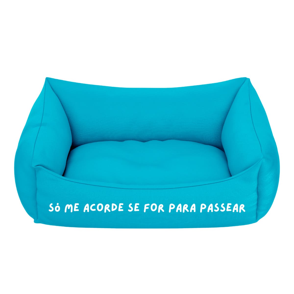 Cama Pet Para Cachorro Gato Filhote Azul Acorde Para Passear