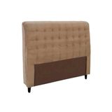 Cabeceira Cama Box Estofada King King Dama Suede Bege Simbal