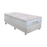 Cama Box Solteiro Colchao Molas Orthoflex Masterpocket Ensacadas Starflex Dream New Base Crc Courano White 88x188