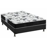 Cama Box Casal Colchao Ortopedico Probel D28 Ep Anatomico Advanced Tech1000 Base Crc Suede Gray 138x188