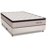 Cama Box Casal Colchao Molas Masterpocket Ensacadas Orthoflex Memory Hp Base Crc Courano White 138x188