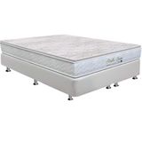 Cama Box King Colchao Molas Orthoflex Masterpocket Ensacadas Starflex Dream New Base Crc Courano White 193x203